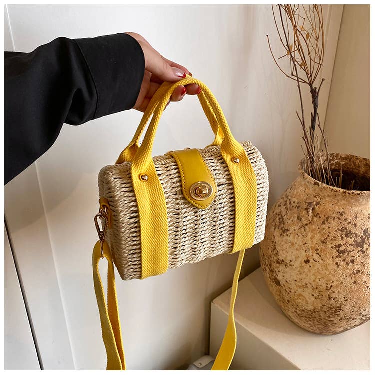 Artistic beach versatile hand-held crossbody bag