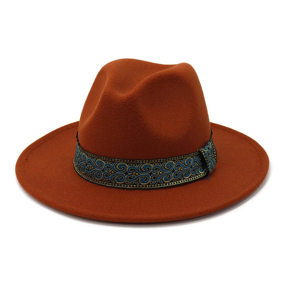 2024 NEW MEN'S AND WOMEN'S STRAIGHT BRIM JAZZ HAT_CWAH1776