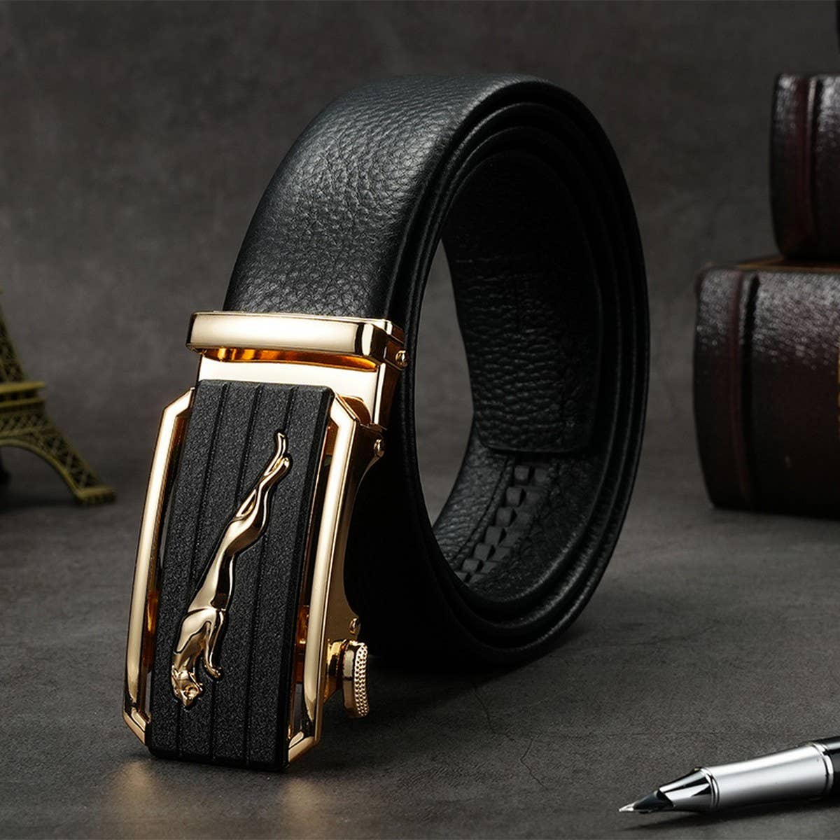 HIGH-END BUSINESS AUTOMATIC BUCKLE BELTS_CWABE0470