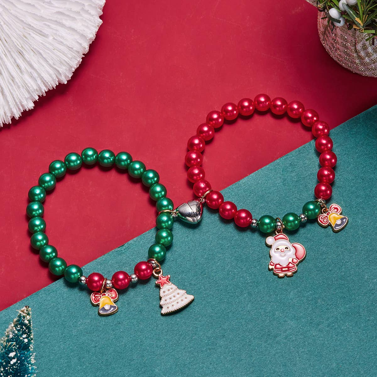 CHRISTMAS TREE NEW LOVE MAGNETIC BRACELET