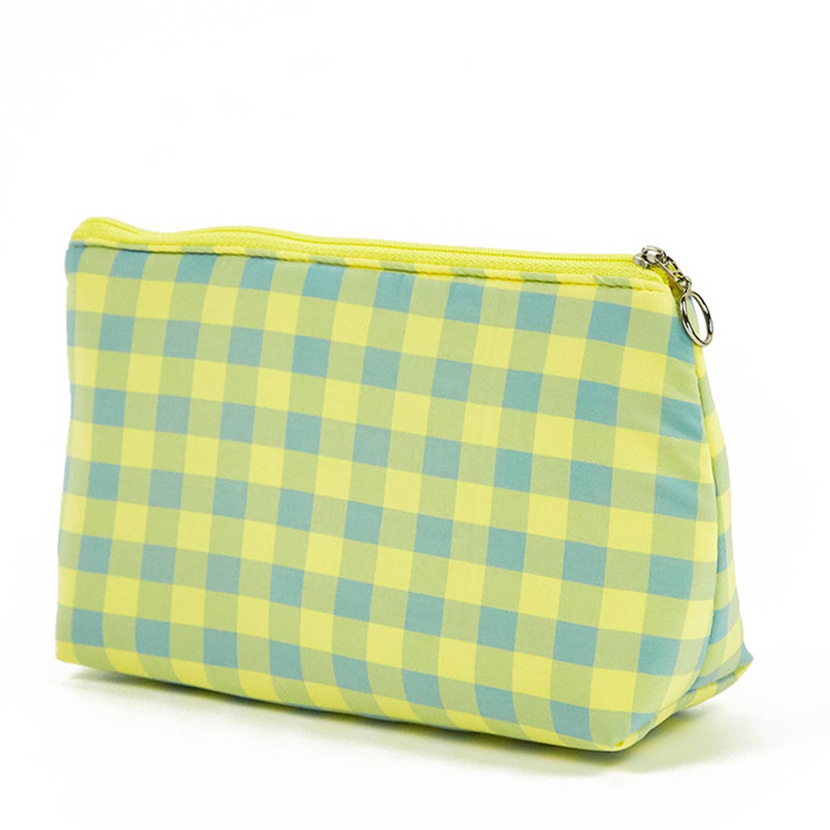 SIMPLE PLAID TOILETRY BAG COSMETIC BAG_CWAB1848