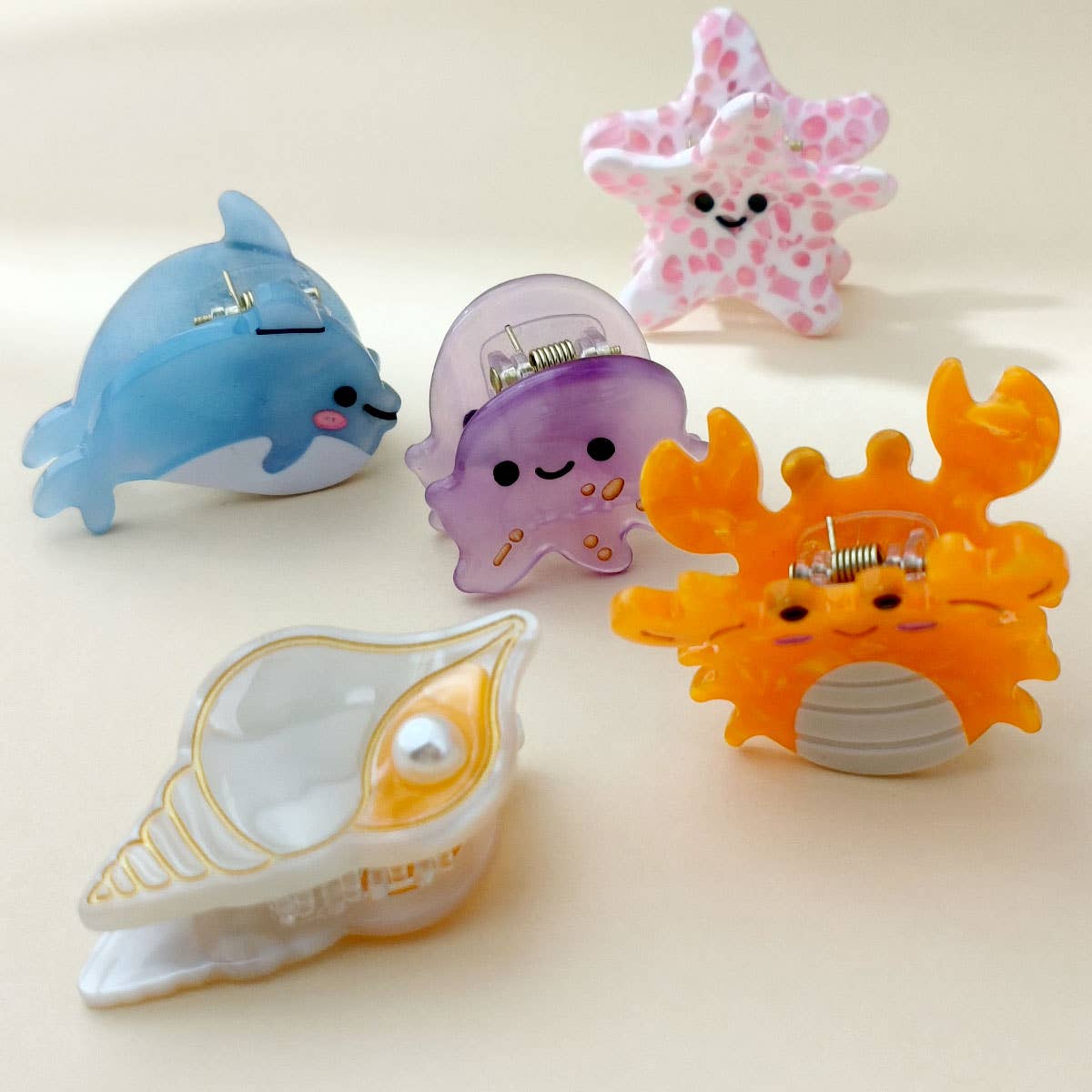 Mini Ocean Animal Hair Claw - Cute Acetate Clip_CWAHA1325