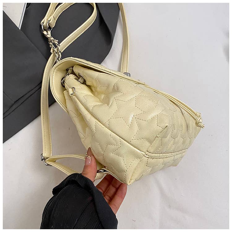 Versatile travel diamond-shaped backpack