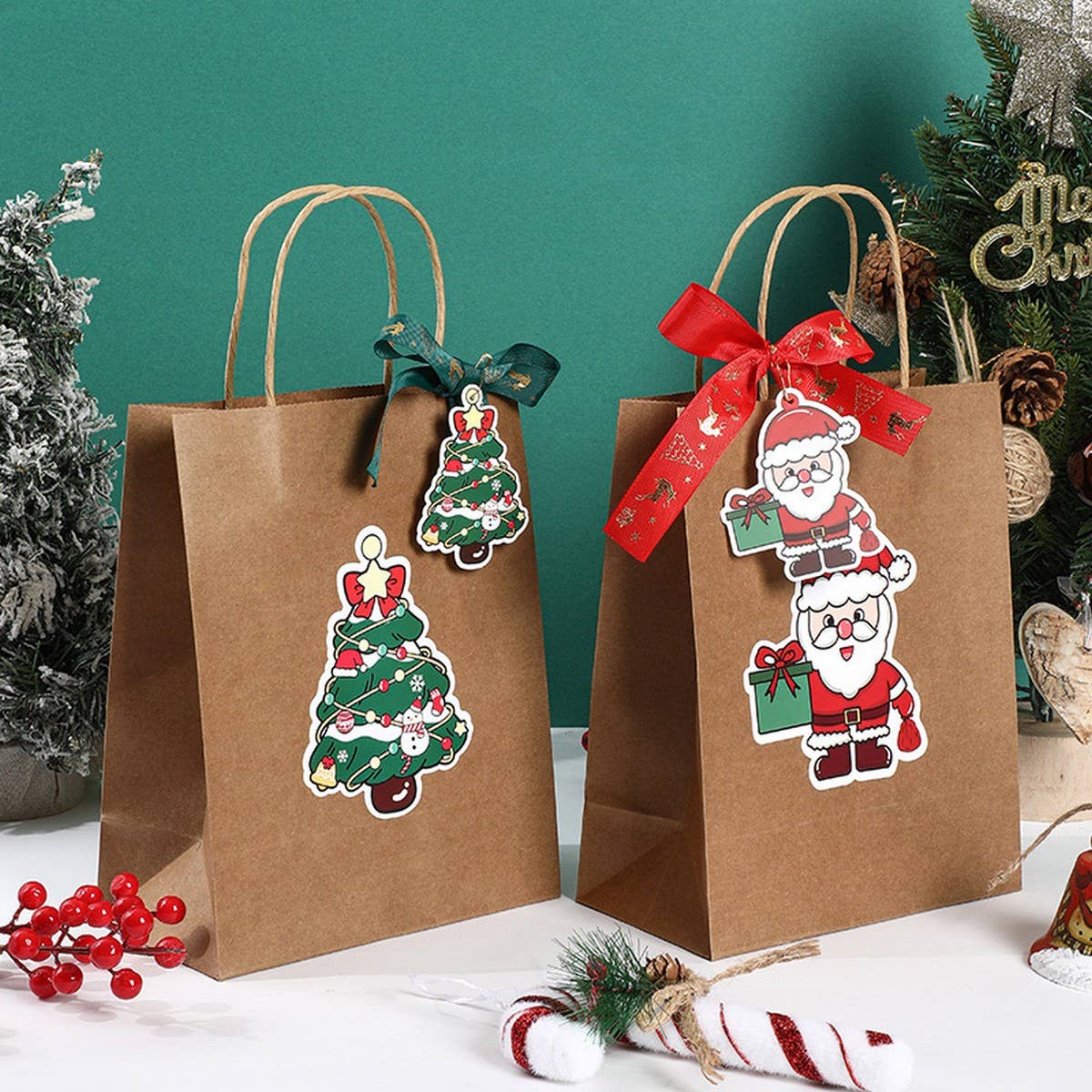 CWMM9361_CHRISTMAS CHILDREN'S GIFT PACKAGING BAG TOTE BAG