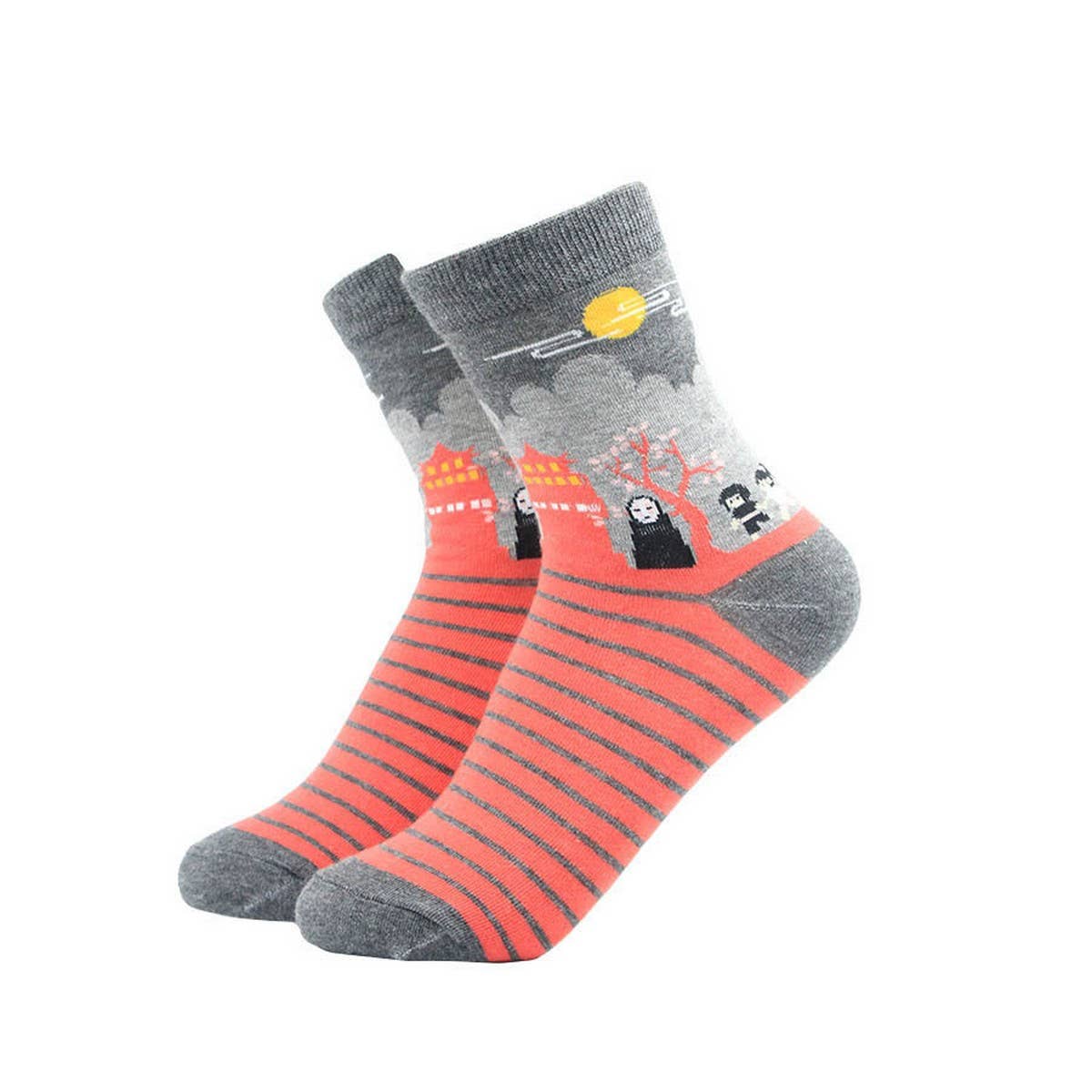 TOTORO SOCKS CREATIVE CARTOON COTTON BOAT SOCKS_CWAH1109