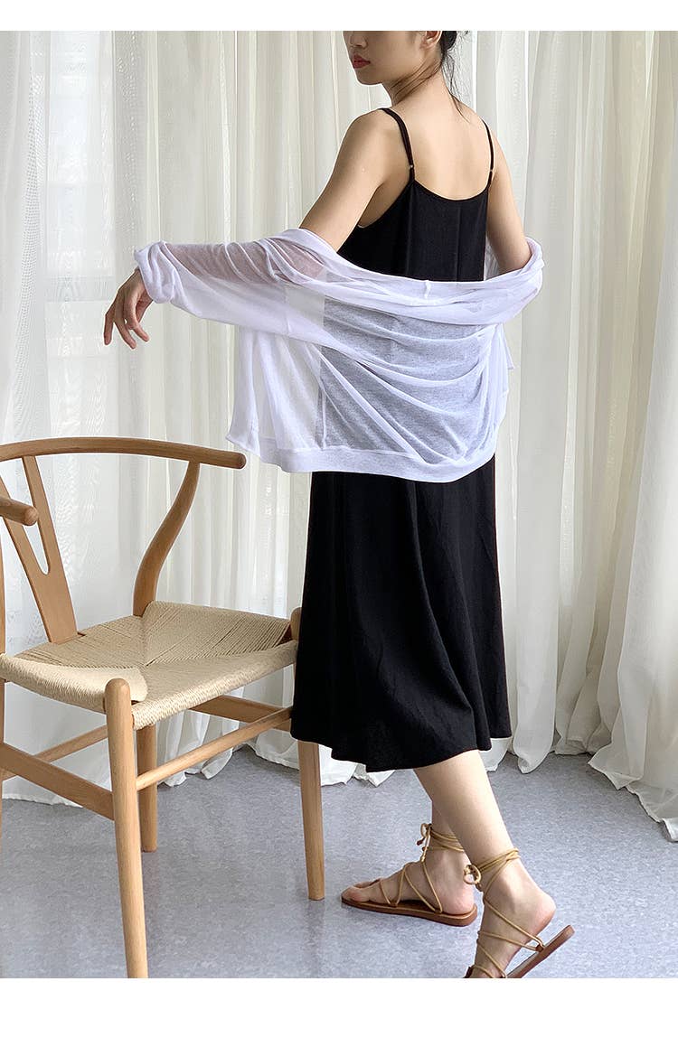 Everything with solid color simple strap dress