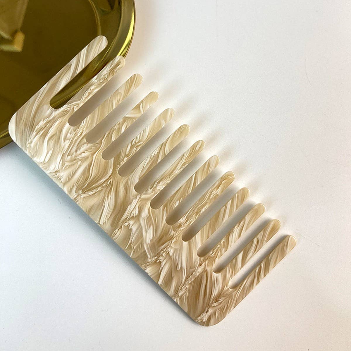 Tortoiseshell Acetate Comb Vintage Anti-Static