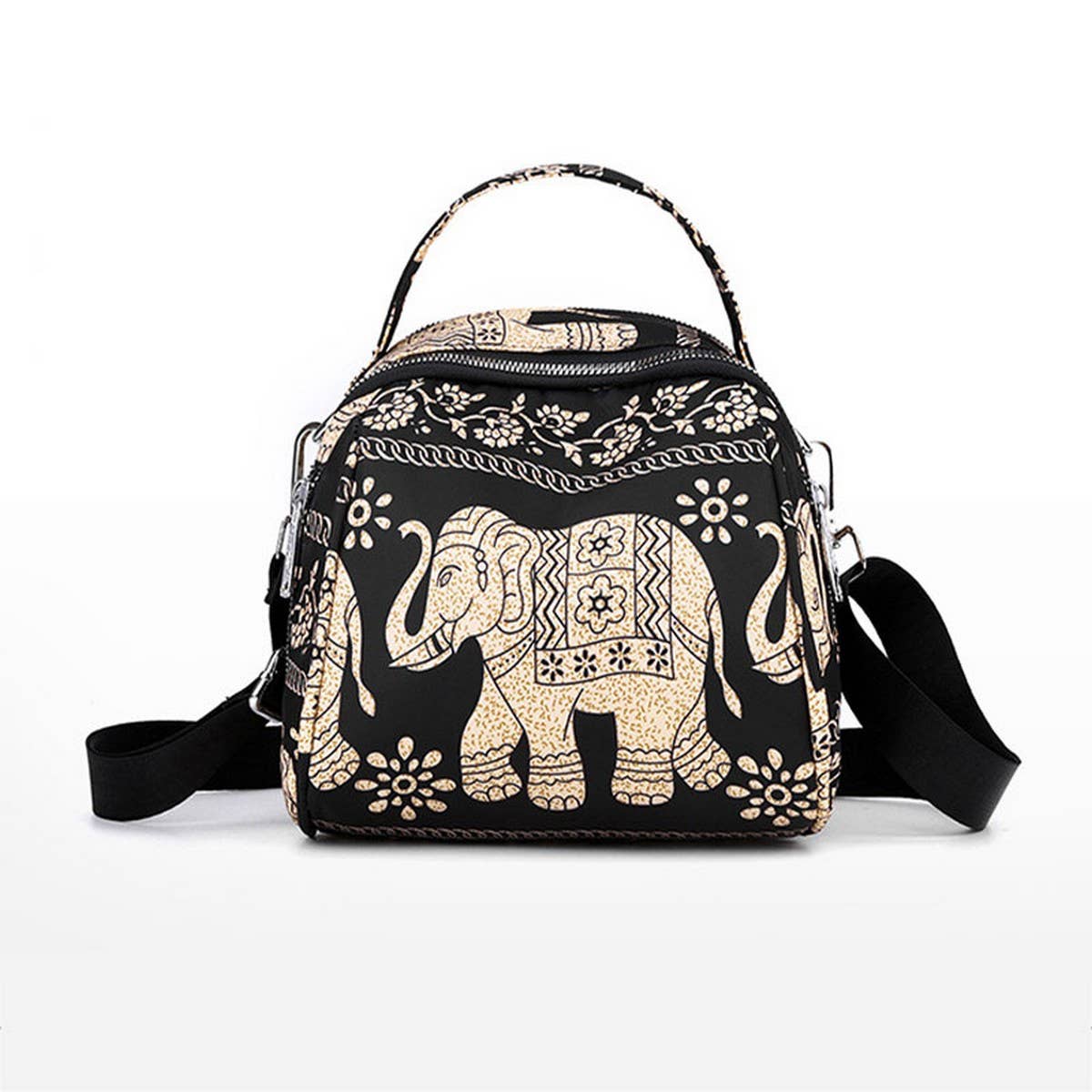 NYLON LARGE CAPACITY SHOULDER MESSENGER BAG_CWAB3488