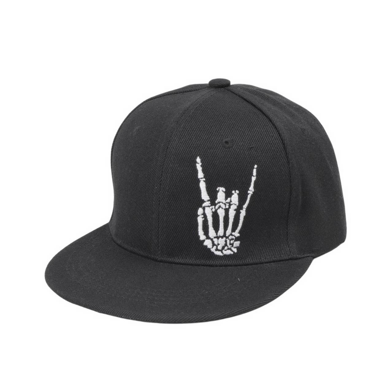 NEW SKULL FINGER EMBROIDERED BASEBALL CAP_CWAH1130