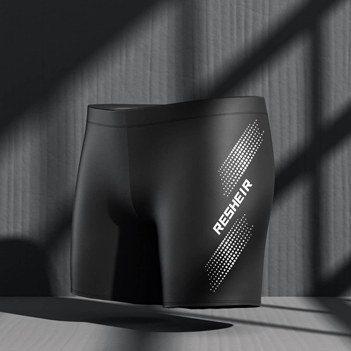 Men's High Waist Quick Dry Swim Trunks