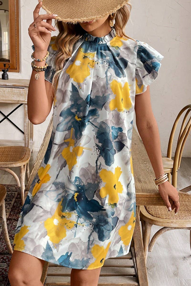 CWDSD8218_SPRING AND SUMMER CASUAL BOHEMIAN PRINT DRESS