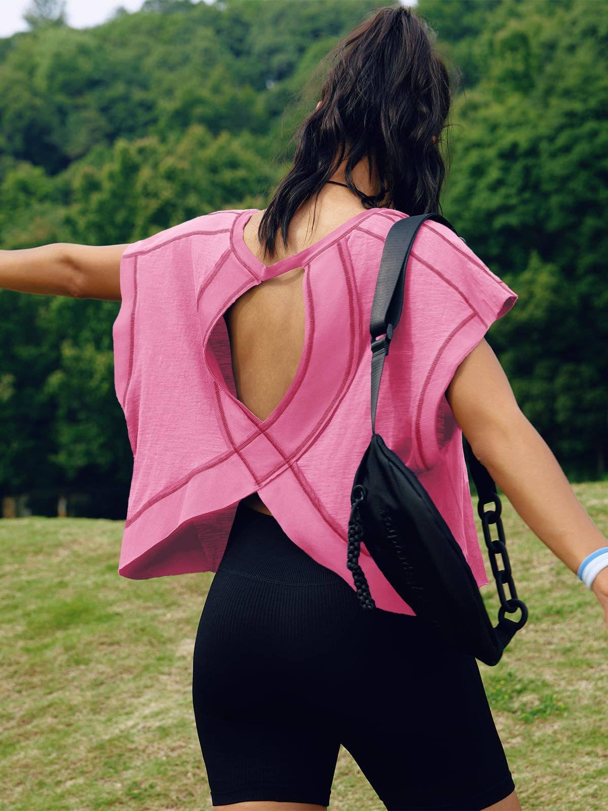 WOMEN'S BACK SPORTS YOGA TOP