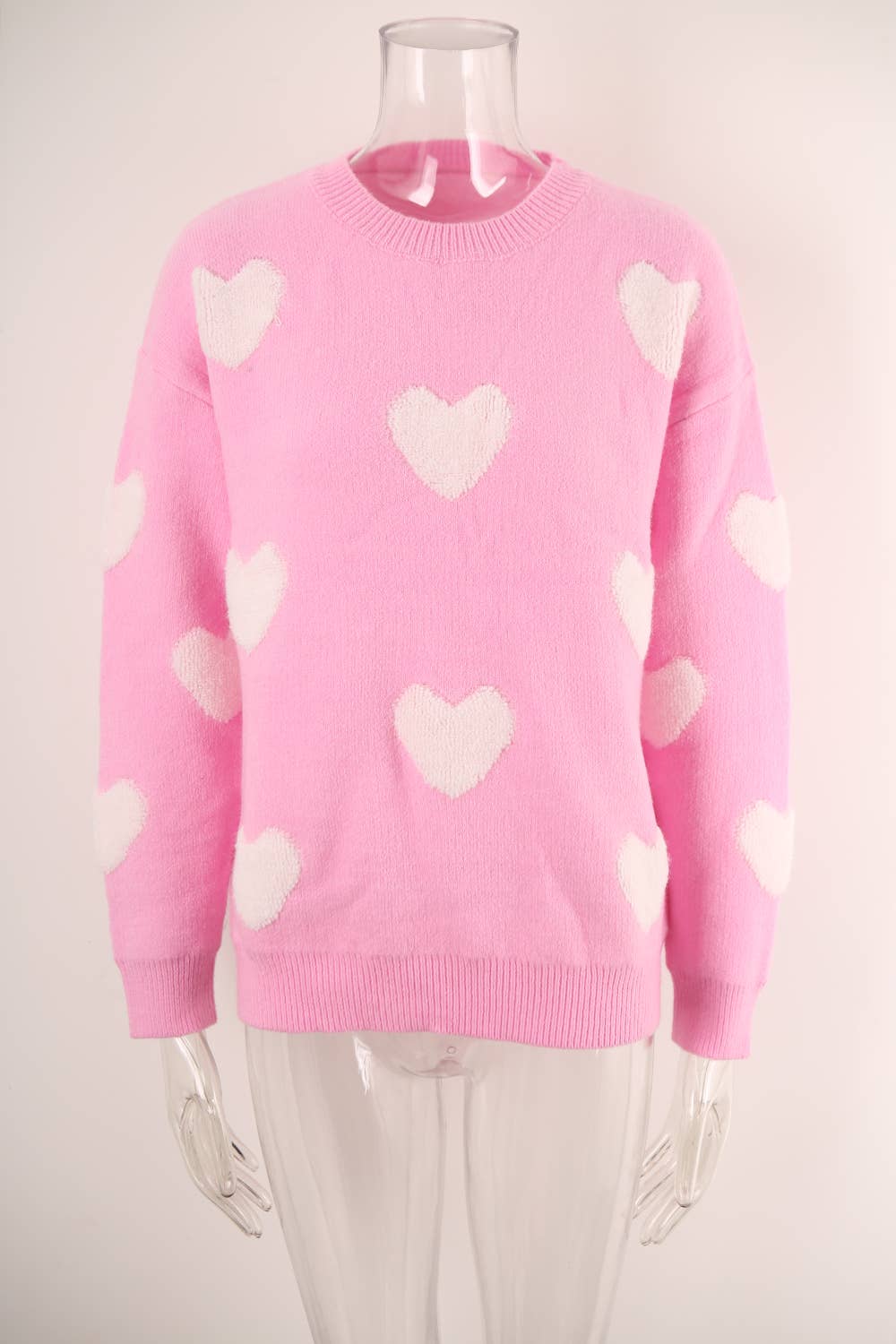 VALENTINE'S DAY LOVE LONG-SLEEVED KNIT SWEATER