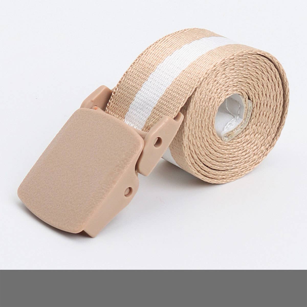 COLORFUL WOVEN SMOOTH BUCKLE CANVAS BELT_CWABE0685
