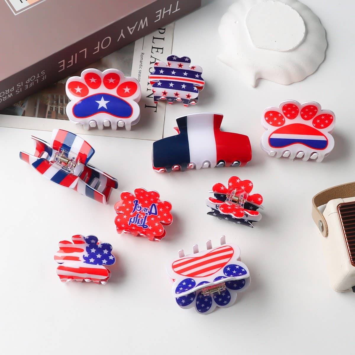 INDEPENDENCE DAY HOT SALE NEW HAIR CLIPS_CWAHA1269