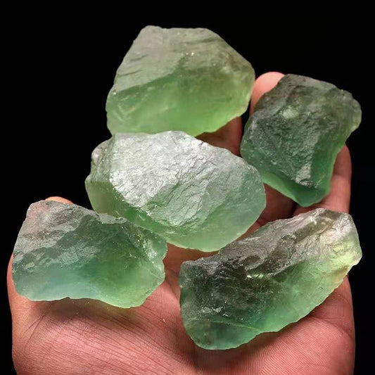 Natural Green Fluorite Diffuser Stones