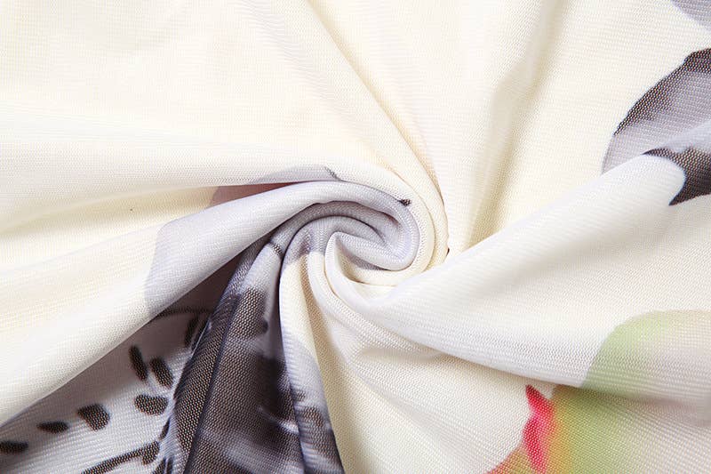 Sexy Halter Cowl Backless Top and Skirt Set