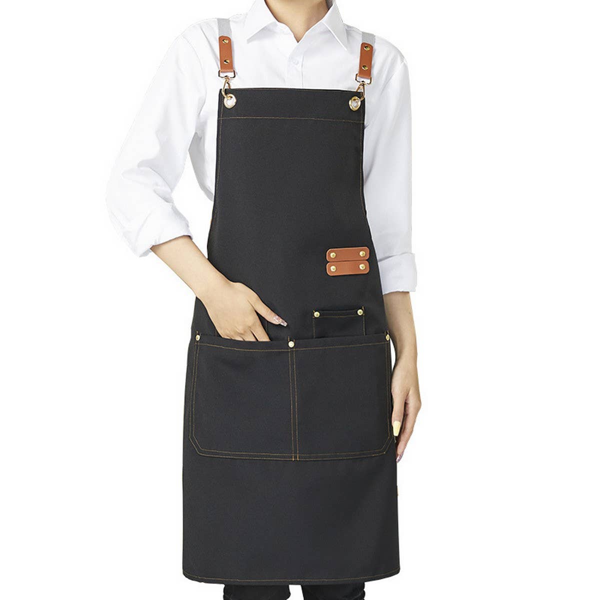 CWMM1833_Canvas Waterproof Work Apron
