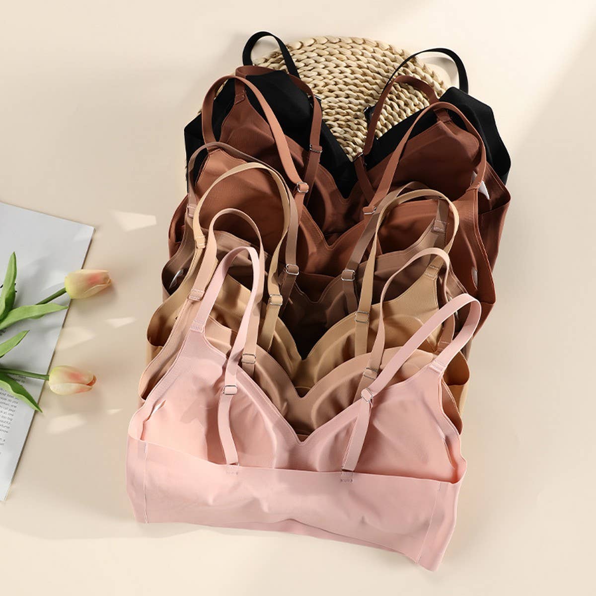 SEAMLESS STEEL RIMLESS COMFORTABLE BREATHABLE BRA