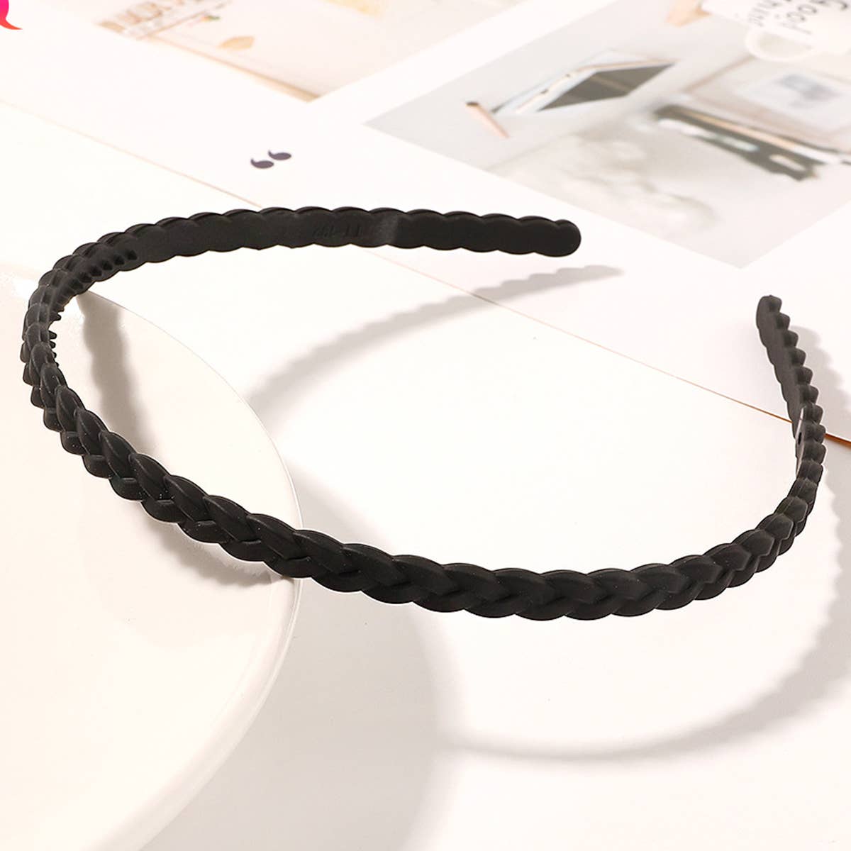 BRAIDED DESIGN HEADBAND_CWAHA0216