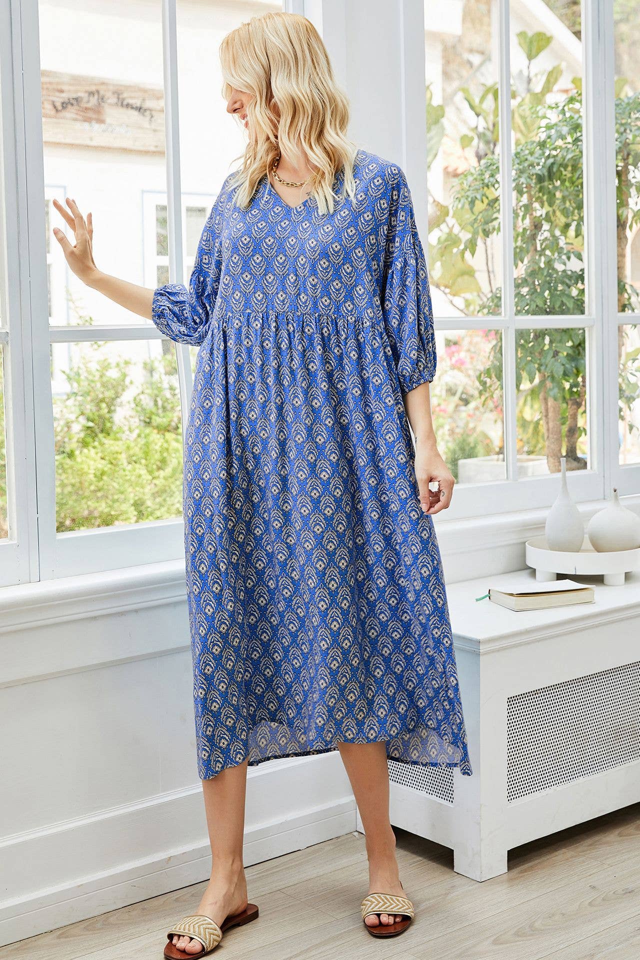 TEMPERAMENT COMMUTER MID-WAIST LONG DRESS