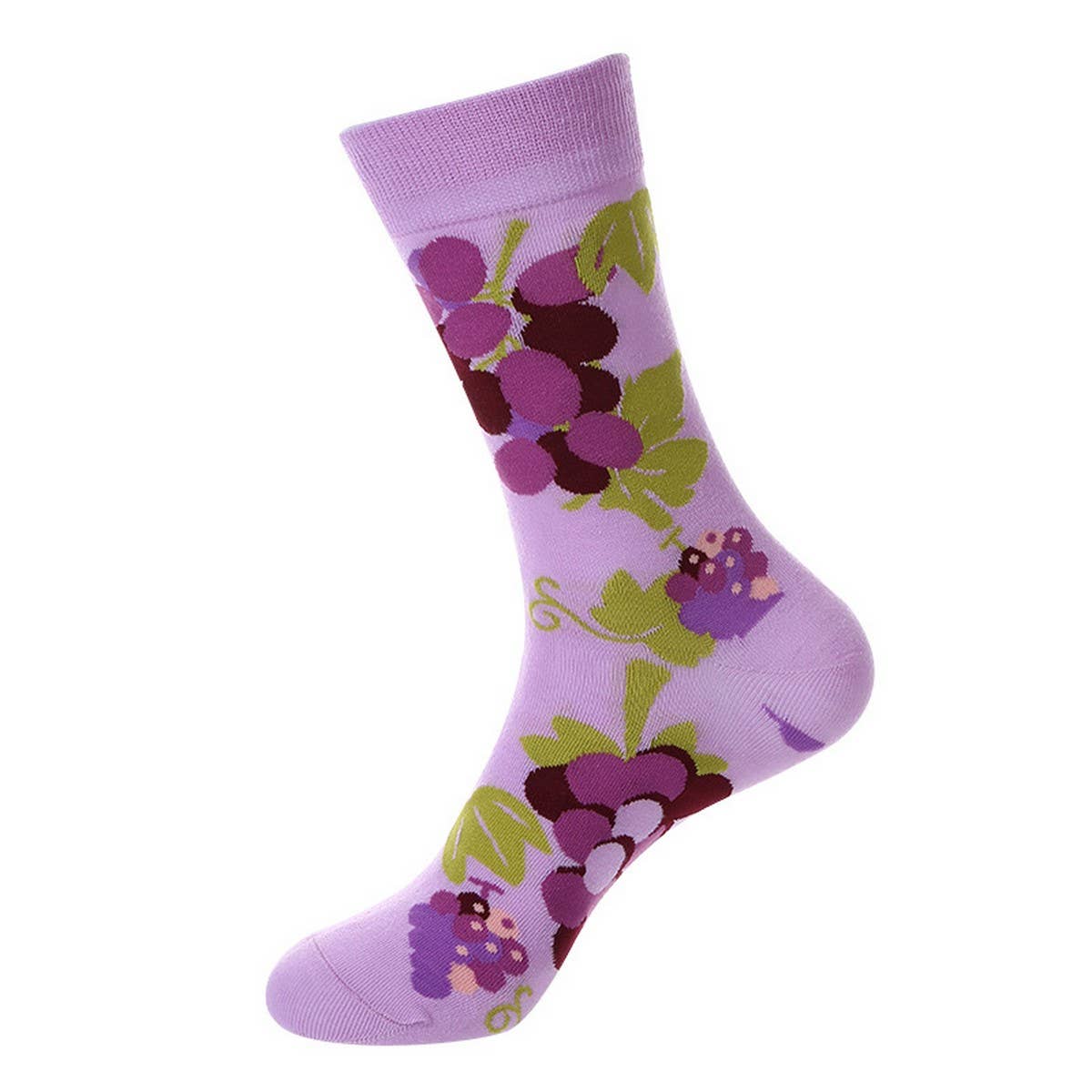 CASUAL FRUIT PRINTED MID-TUBE SOCKS_CWMS1019
