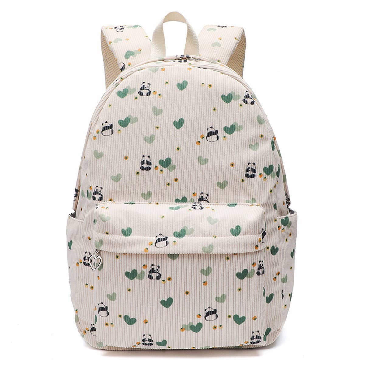 Corduroy Floral Backpacks for School Girls ? Large_CWAB5386