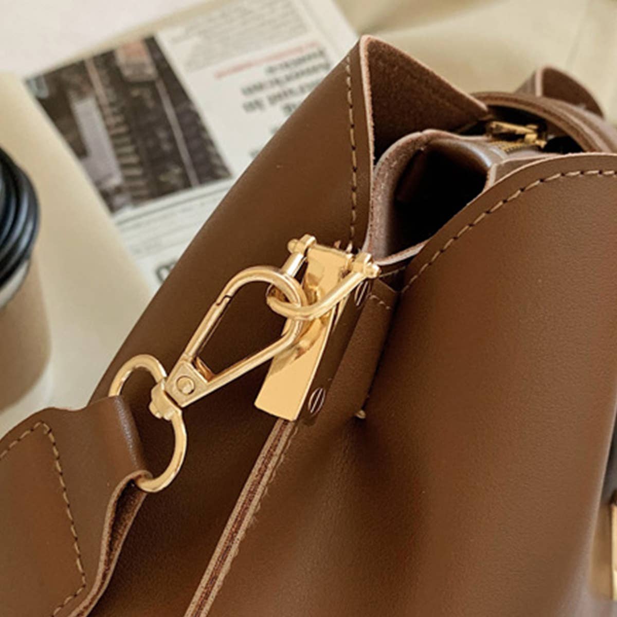 WOMEN RETRO SHOULDER BUCKET BAG_CWAB1552