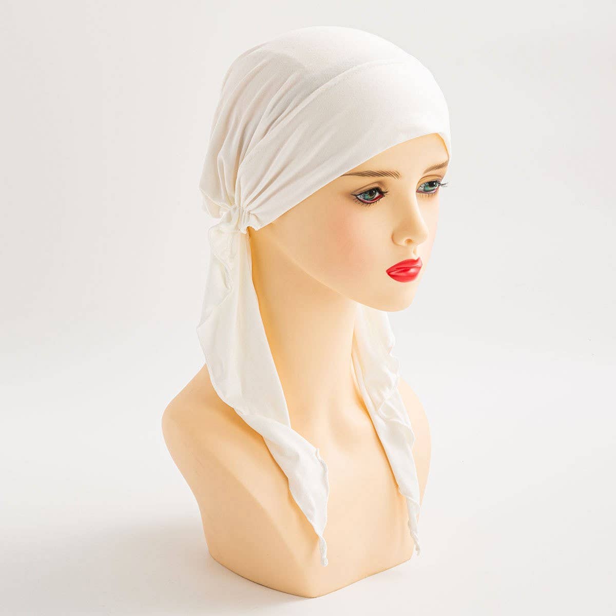 MULTICOLOR FASHION CURVED RIBBON TURBAN HAT