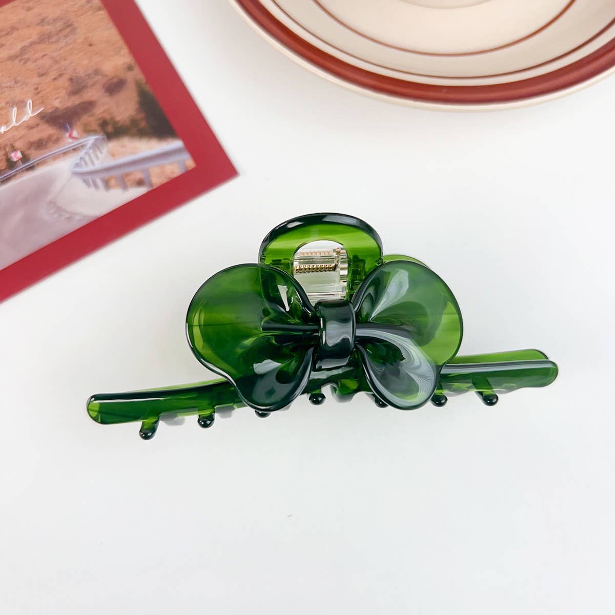 AESTHETIC AND HIGH-END SWEET BOW HAIRPIN_CWAHA1587