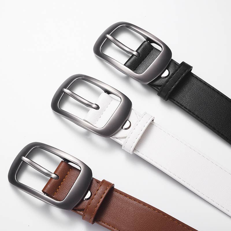 Superior sense with suit simple buckle buckle belt