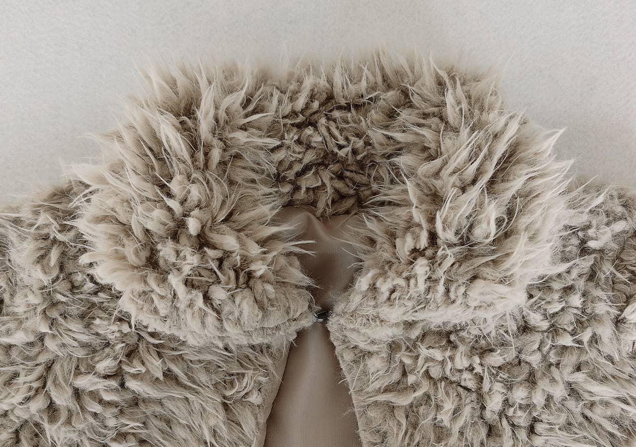 STYLISH LONG-SLEEVED LAPEL BAGGY SHORT JACKET