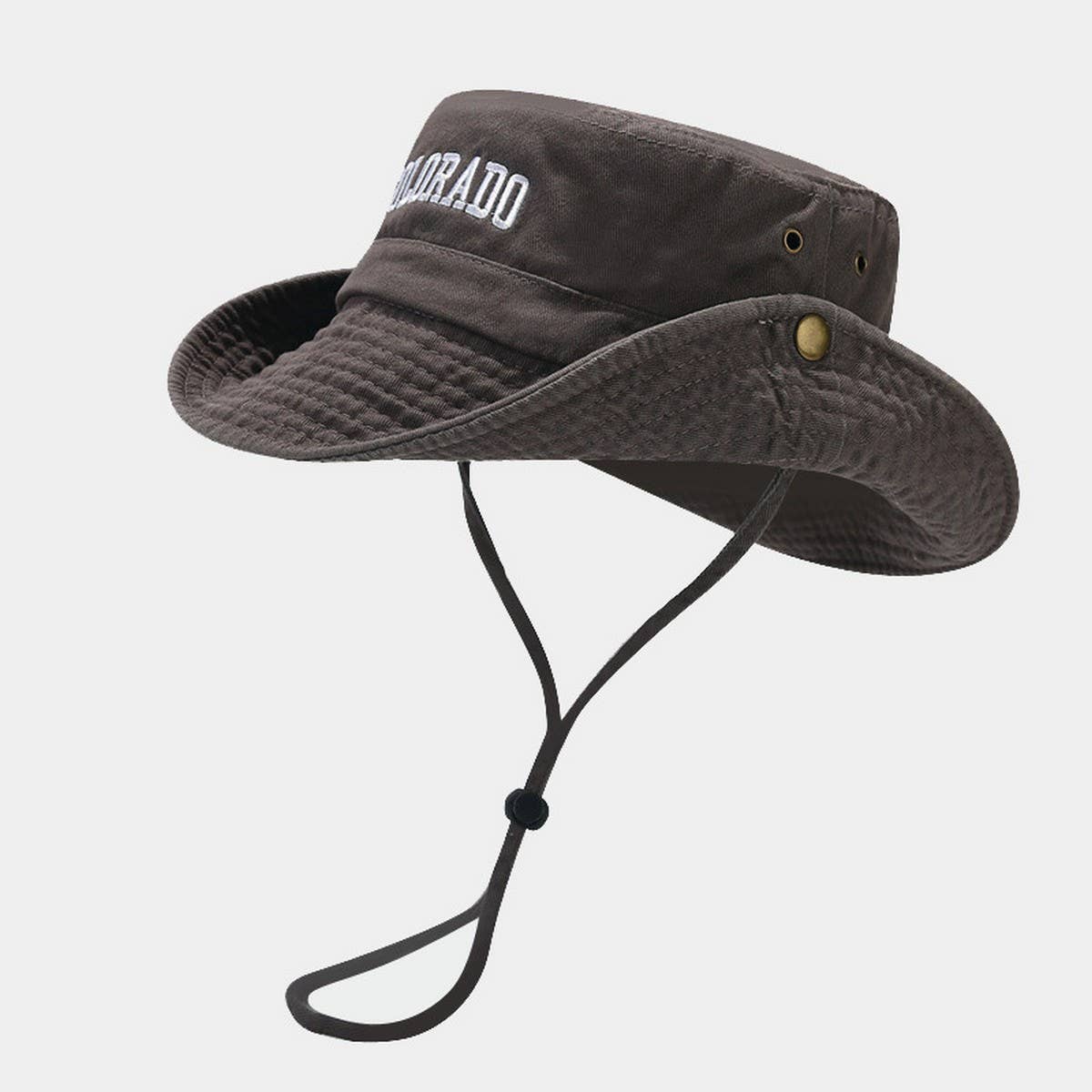 Embroidered Wide Brim Western Sun Hat for Hiking_CWAH3804
