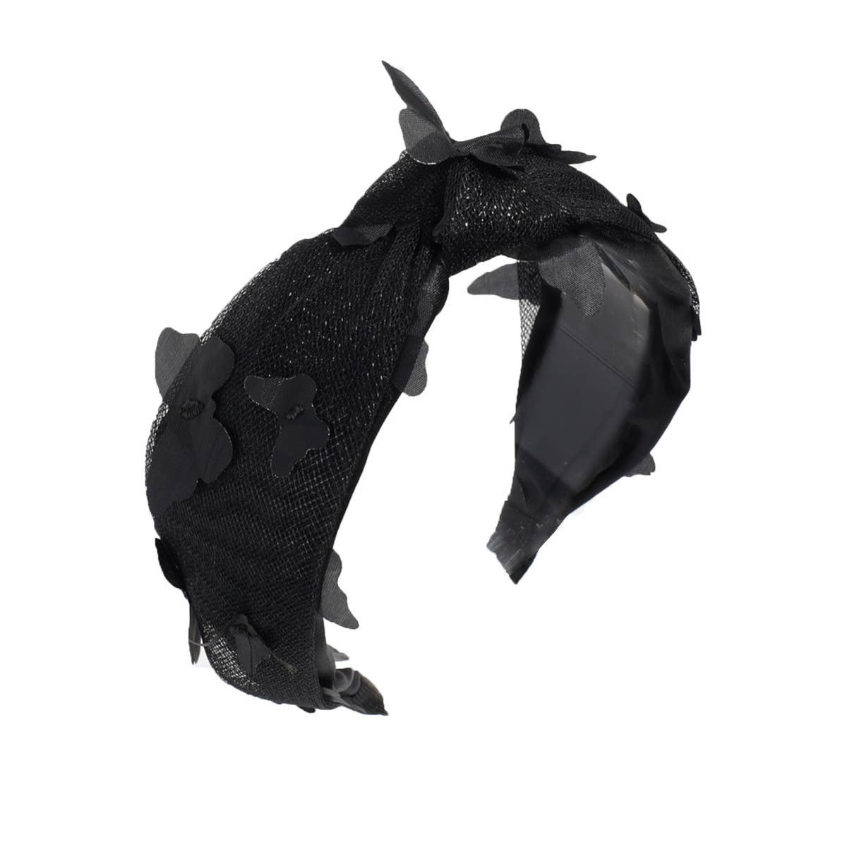 FRESH BUTTERFLY WIDE-RIM KNOTTED HEADBAND