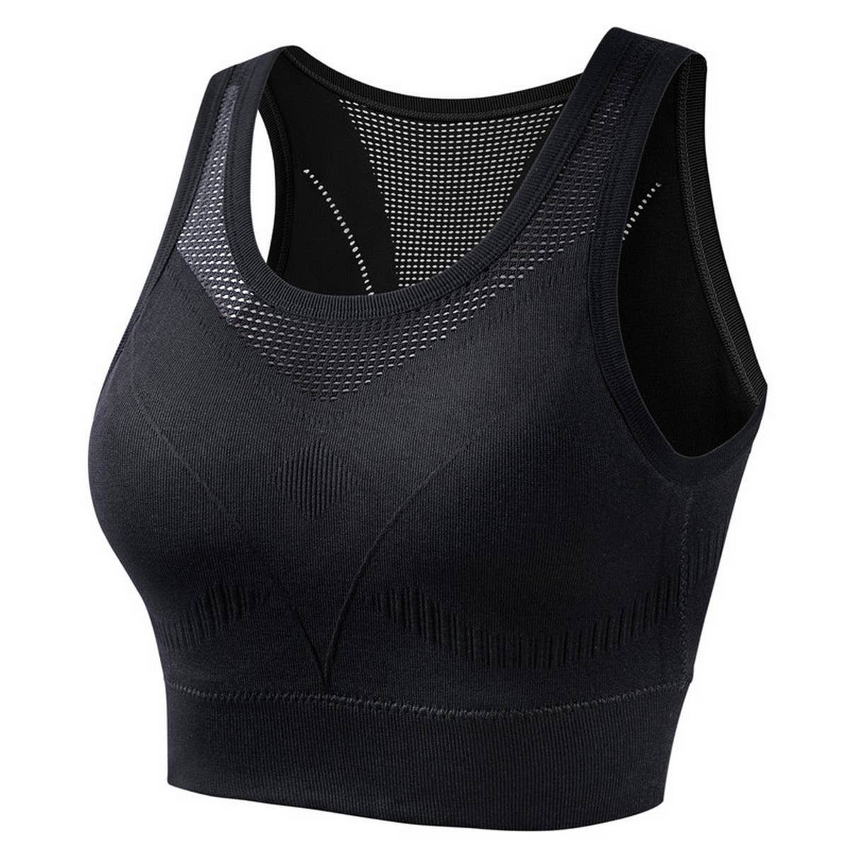 NEW RIMLESS SHOCKPROOF RUNNING VEST YOGA BRA