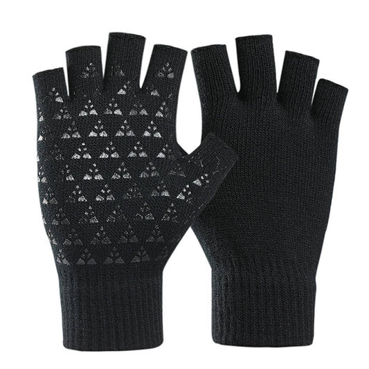 Unisex Fingerless Knit Gloves for Winter Typing_CWAG0525