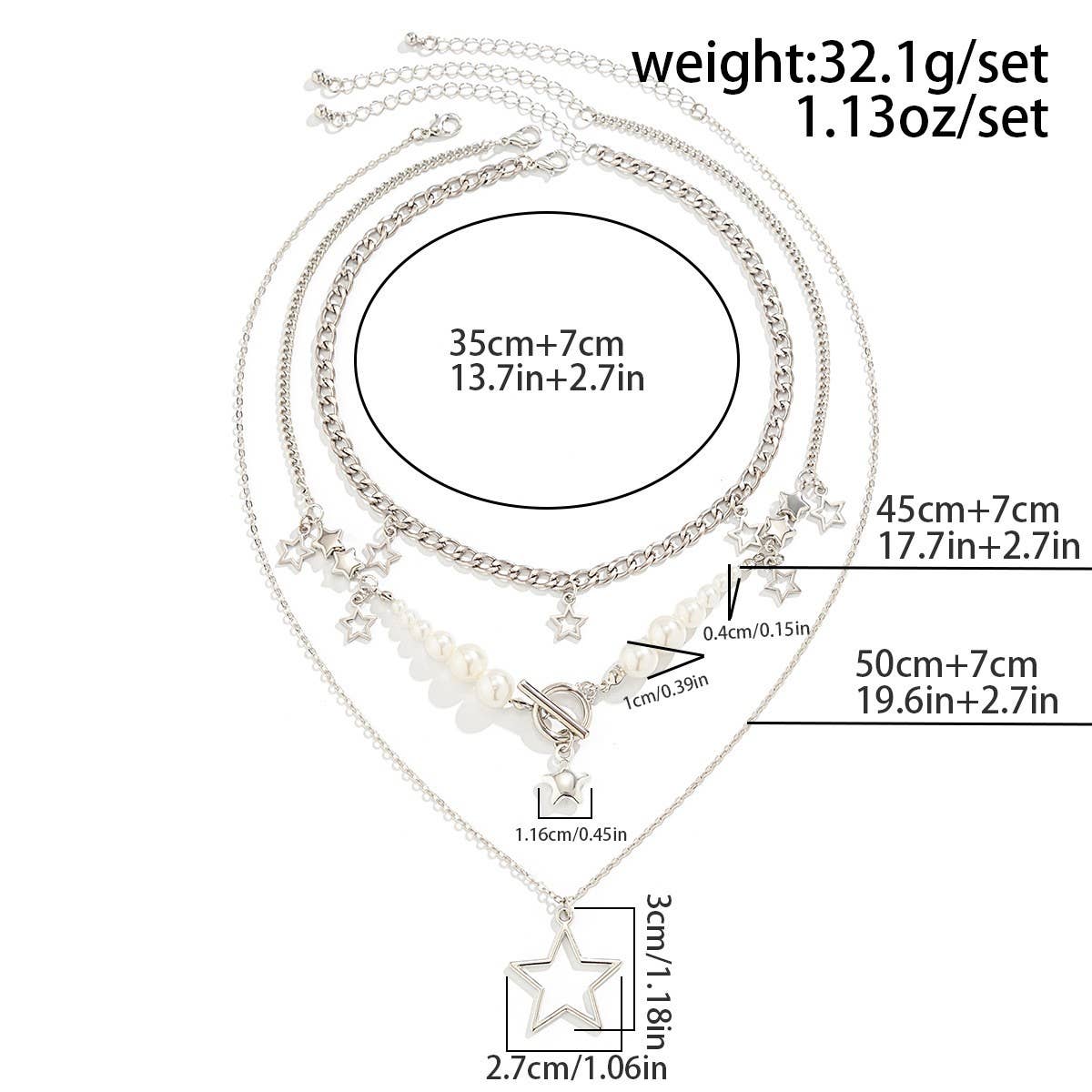 BEADED NECKLACE WITH STAR SHAPED PENDANT TASSELS_CWAJE1158