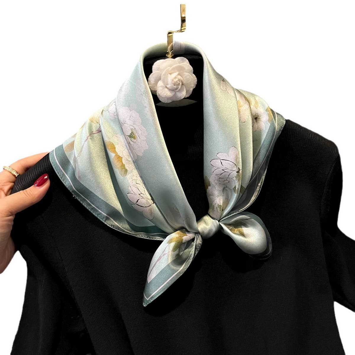 Mulberry Silk Scarf - Versatile Gift Square