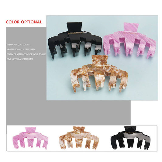 ACETATE GEOMETRIC LINE SHAPE CLIP SHARK CLIP_CWAHA4427