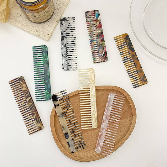 Vintage Acetate Hair Comb Medium Size Stylish