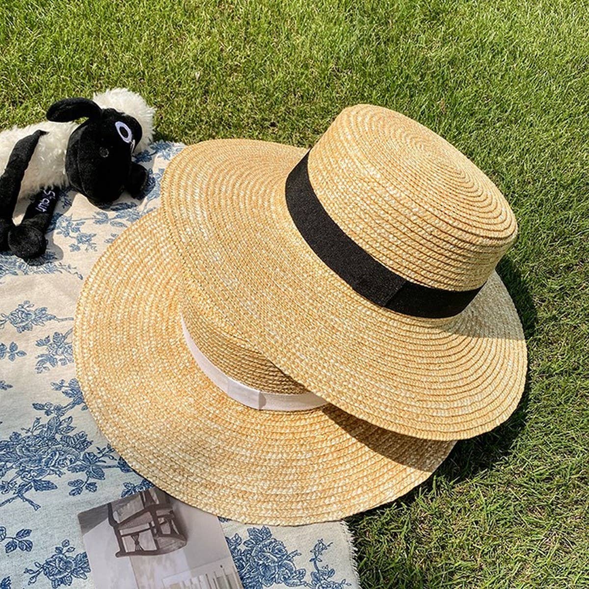 Women's sun protection maggie straw hat_CWAH3394