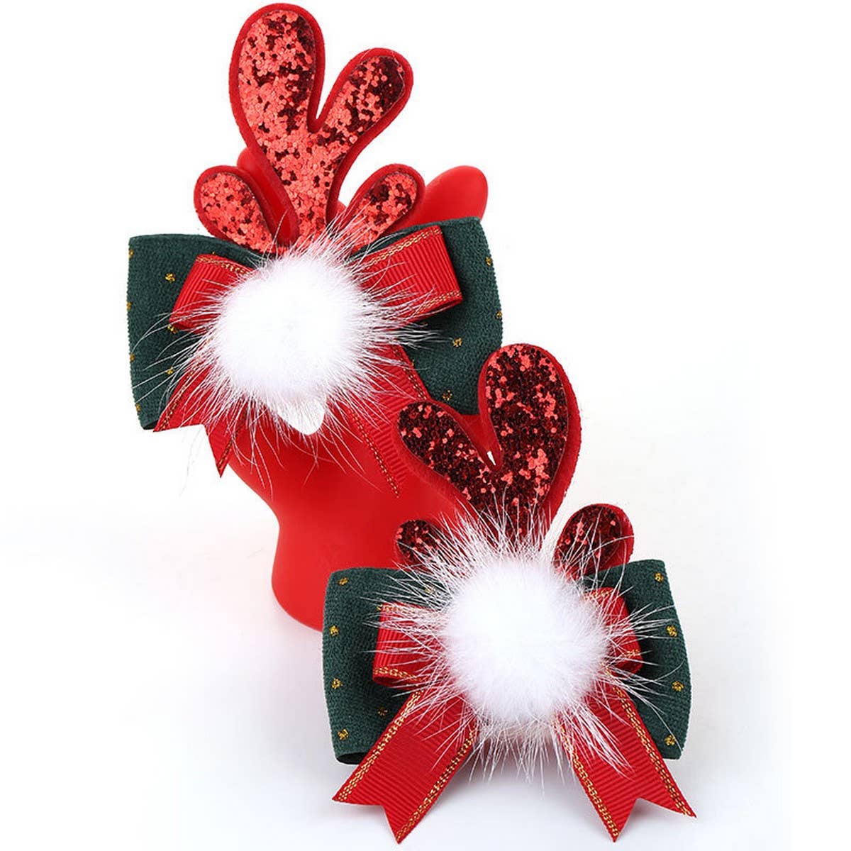 Christmas Reindeer Antler Headband ? Cute Fabric