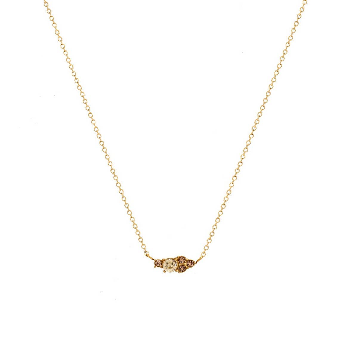 Classic Simple Colorful Birthstone Necklace