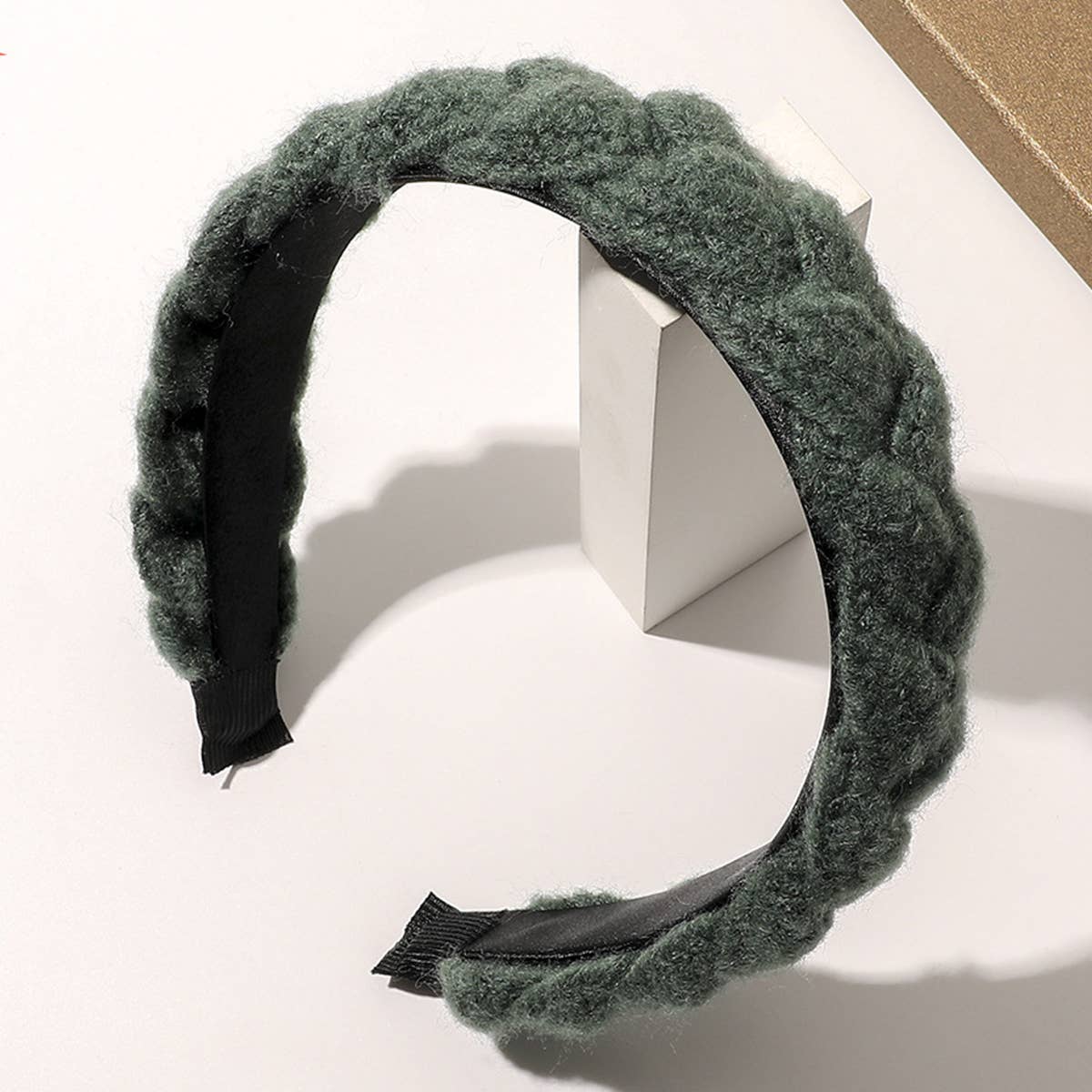 WOOL BRAIDED WIDE HEADBAND_CWAHA0238