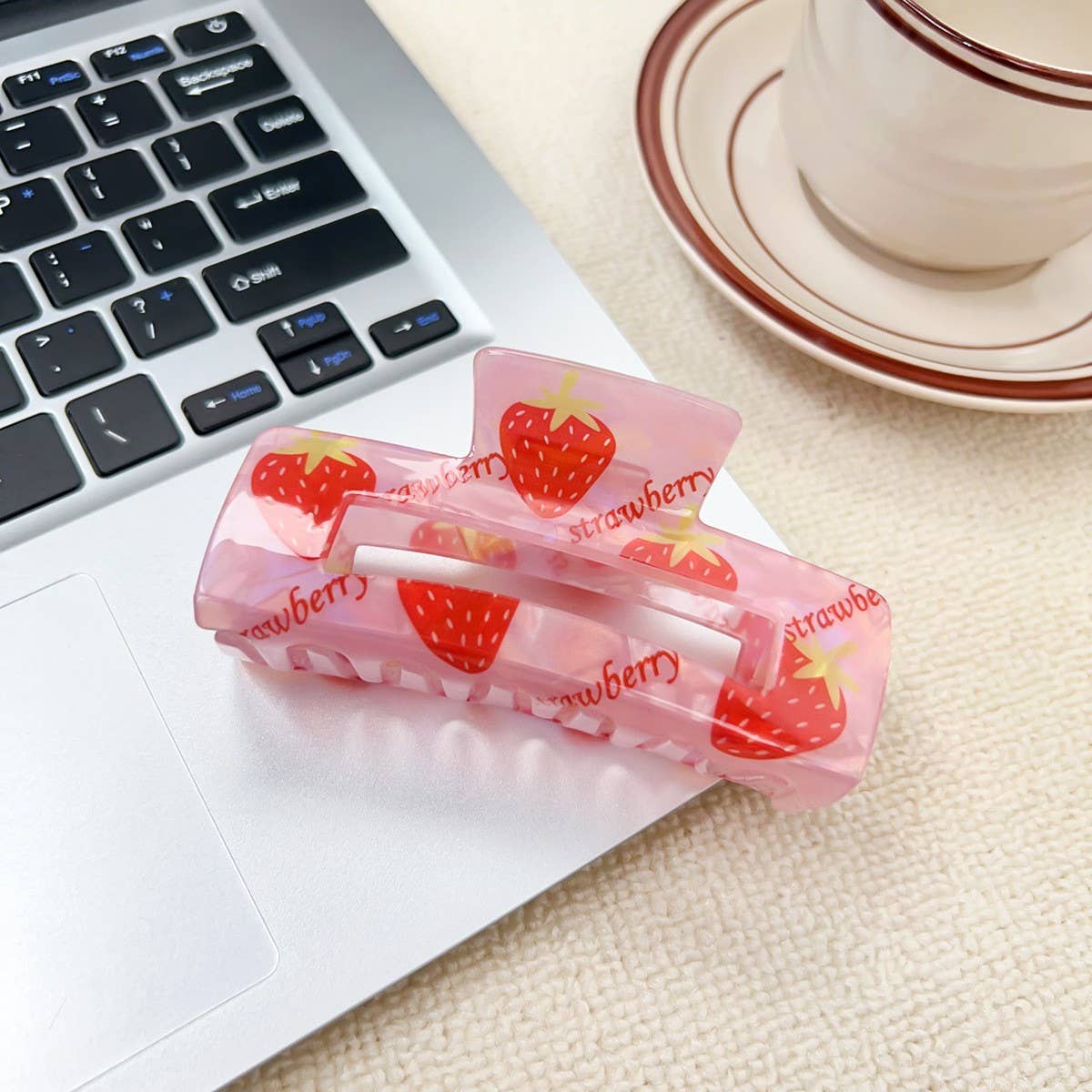 Iridescent Fruit Hair Claw, Sweet Candy Color Clip_CWAHA1577