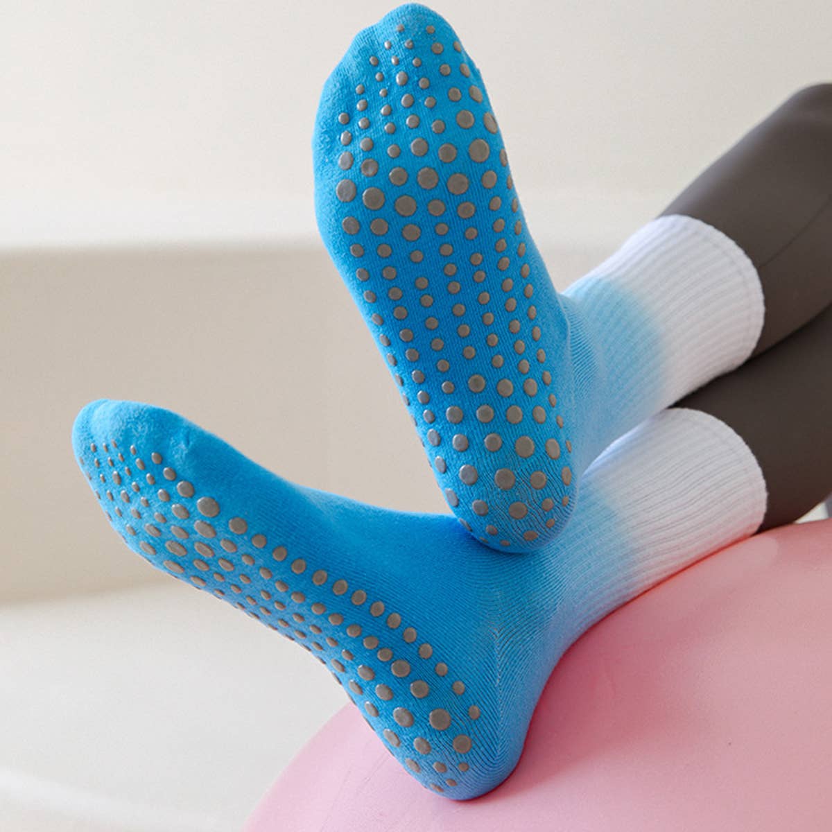 WOMEN NON-SLIP TIE-DYED YOGA SOCKS