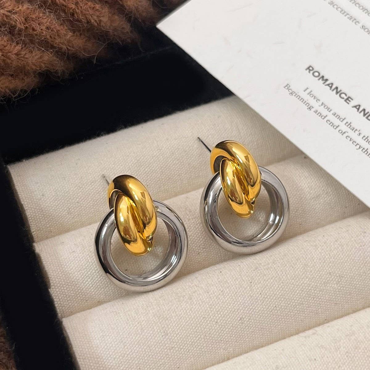 NEW GEOMETRIC FASHION CIRCLE EARRINGS FOR WOMEN