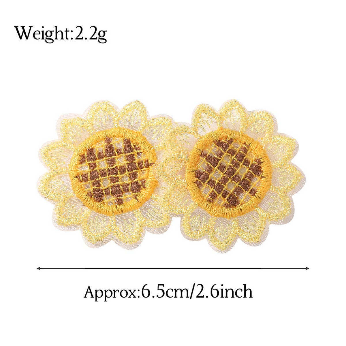 VINTAGE CHILDREN'S SUNFLOWER HAIR CLIP