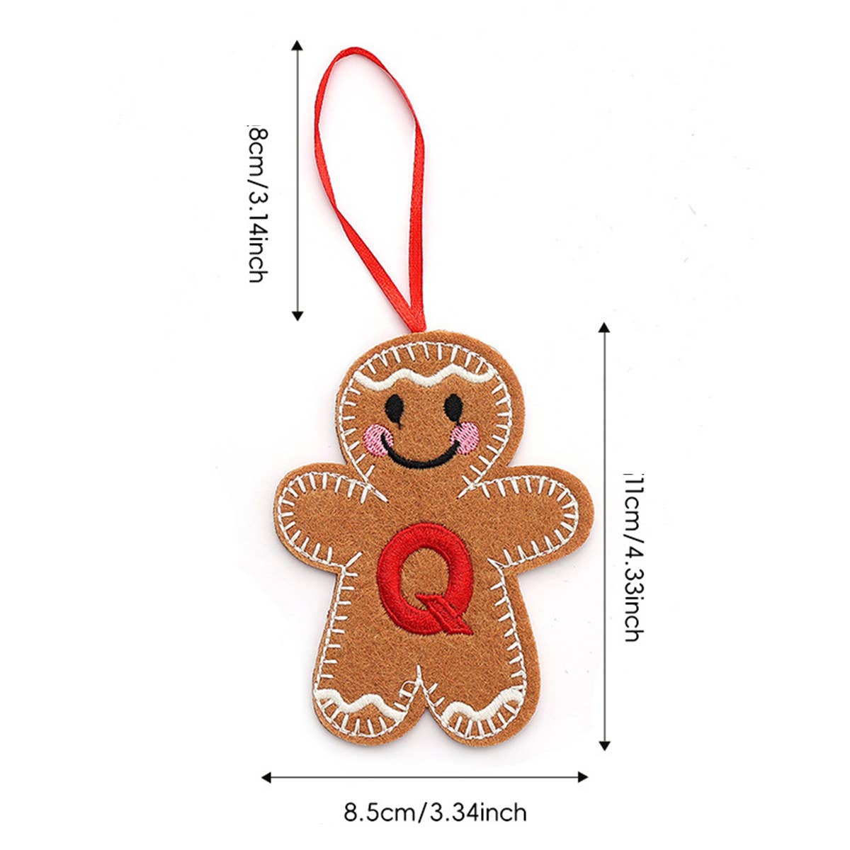 CWMM9399_NEW CHRISTMAS GINGERBREAD MAN DECORATION PENDANT