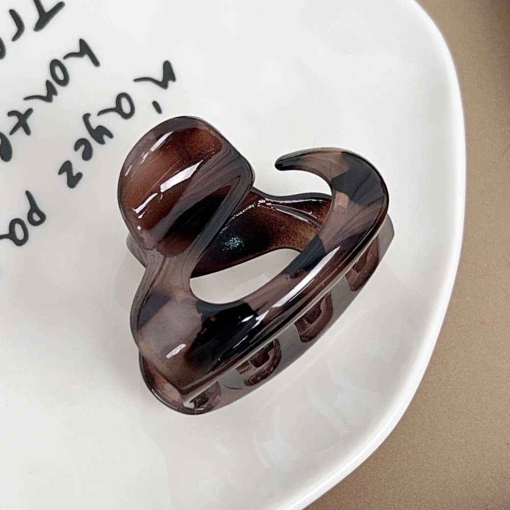 High-end semi-tied simple geometric hair clips